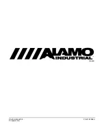 Preview for 110 page of Alamo 7191852C Operator'S Manual