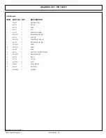 Предварительный просмотр 33 страницы Alamo 803213P Parts Manual