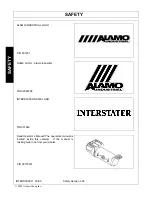 Предварительный просмотр 34 страницы Alamo INTERSTATER Operator'S Manual