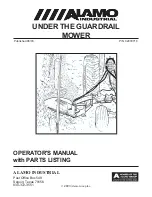 Предварительный просмотр 7 страницы Alamo UNDER THE GUARDRAIL Operator'S Manual