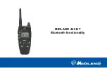 ALAN Electronics MIDLAND 445 BT Bluetooth User Manual предпросмотр