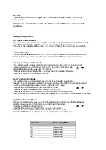 Предварительный просмотр 7 страницы ALAN Electronics PRORADIO FM User Manual