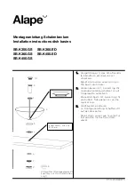 Предварительный просмотр 1 страницы Alape SB.K300.GS Installation Instructions