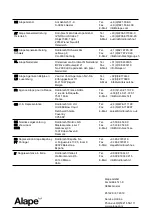 Preview for 12 page of Alape WP.SE1000 Assembly Instruction Manual