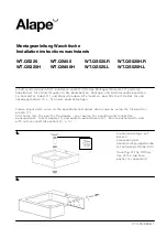 Предварительный просмотр 1 страницы Alape WT.QS325 Installation Instructions