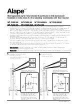 Preview for 1 page of Alape WT.RX325K Installation Instructions