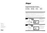 Alape WT.XS500H.L Installation Instructions preview