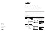 Alape WT.XXS450H.L Installation Instructions предпросмотр