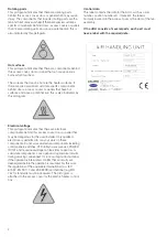 Preview for 4 page of Alarko Carrier AIROStar 39SQ Installation, Operation And Maintenance Instructions