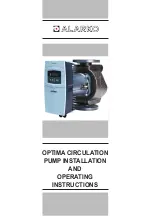 Alarko OPTIMA Installation And Operating Instructions Manual предпросмотр