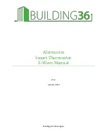 Preview for 1 page of Alarm.Com Building 36 ADC-T3000 Manual