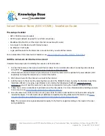 Preview for 1 page of Alarm.Com Knowledge Base ADC-VC826 Installation Manual