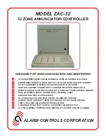 Alarm Controls Corporation ZAC-32 User Manual предпросмотр