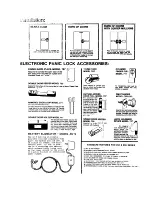 Предварительный просмотр 6 страницы Alarm Lock 250 Installation & Operating Instructions Manual