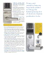 Предварительный просмотр 2 страницы Alarm Lock 4100 Datasheet