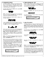 Preview for 5 page of Alarm Lock AL-NSG User Manual