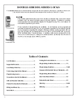 Preview for 2 page of Alarm Lock DL5300 Programming Instructions Manual