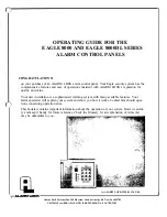 Alarm Lock Eagle 8000 Series Operating Manual предпросмотр