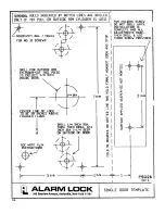 Предварительный просмотр 2 страницы Alarm Lock SINGLE DOOR Template