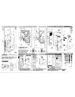 Предварительный просмотр 2 страницы Alarm Lock T3 DL3500DB (DeadBolt Installation Instructions