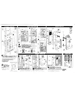 Предварительный просмотр 4 страницы Alarm Lock T3 DL3500DB (DeadBolt Installation Instructions