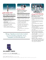 Preview for 4 page of Alarm Lock Trilogy DK3000 Series Brochure