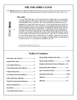 Предварительный просмотр 2 страницы Alarm Lock Trilogy PDL1300 Programming Instructions Manual