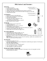 Предварительный просмотр 3 страницы Alarm Lock Trilogy PDL1300 Programming Instructions Manual