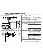 Предварительный просмотр 2 страницы Alarm SAF PS5-12025-B07-UL/CSA/ULC Installation Instructions Manual