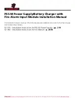 Preview for 1 page of Alarm SAF PS5-M Installation Manual