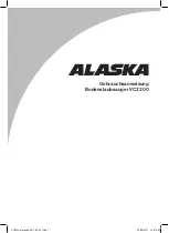 Preview for 1 page of ALASKA VC2200 Instruction Manual