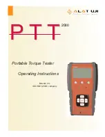 ALAT UJI PTT 2000 Operating Instructions Manual предпросмотр