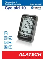 Предварительный просмотр 1 страницы alatech Cyclaid 10 User Manual