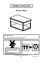 Preview for 1 page of Alaterre Furniture Claremont Assembly Instruction