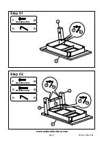 Preview for 3 page of Alaterre Furniture Durango Coffee Table Assembly Instruction