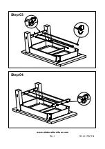 Preview for 4 page of Alaterre Furniture Durango Coffee Table Assembly Instruction