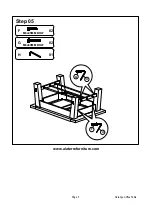 Preview for 5 page of Alaterre Furniture Durango Coffee Table Assembly Instruction