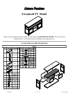 Preview for 1 page of Alaterre Furniture Ssvannah TV Stand Assembly Instructions