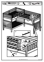 Предварительный просмотр 22 страницы Alaterre Furniture TRI-BUNK EXTENSION AURORA Assembly Instructions Manual