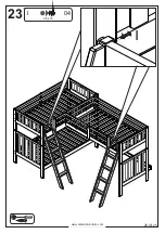 Предварительный просмотр 25 страницы Alaterre Furniture TRI-BUNK EXTENSION AURORA Assembly Instructions Manual