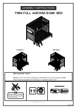 Preview for 2 page of Alaterre Furniture TWIN FULL AURORA BUNK BED Assembly Instructions Manual