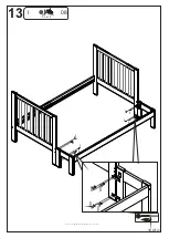 Preview for 16 page of Alaterre Furniture TWIN FULL AURORA BUNK BED Assembly Instructions Manual