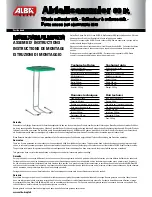 Preview for 1 page of ALBA-KRAPF 11 523 Assembly Instruction