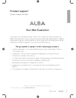 Предварительный просмотр 31 страницы Alba 211009 Instruction Manual