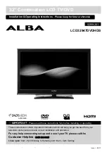 Alba 529/9201 Installation And Operating Instructions Manual предпросмотр