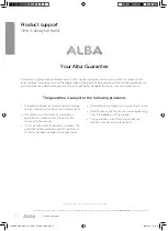 Предварительный просмотр 50 страницы Alba 804/8545 Instruction Manual