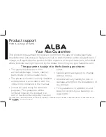 Preview for 50 page of Alba Alba 5 Instruction Manual