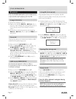 Предварительный просмотр 8 страницы Alba CDAB8312R Instruction Manual