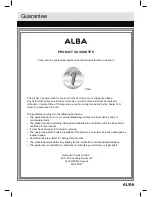 Предварительный просмотр 12 страницы Alba CDAB8312R Instruction Manual