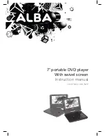 Alba CDVD7SW Instruction Manual предпросмотр